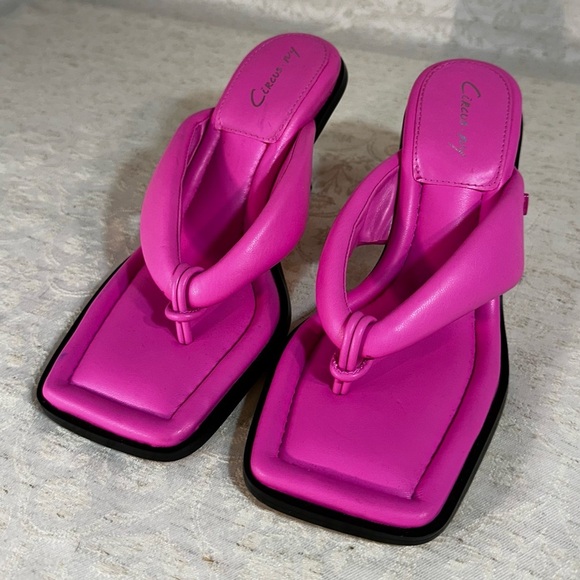 Circus by Sam Edelman “Skeet” Hot Pink Heeled Sandals size 6.5 - Picture 8 of 8